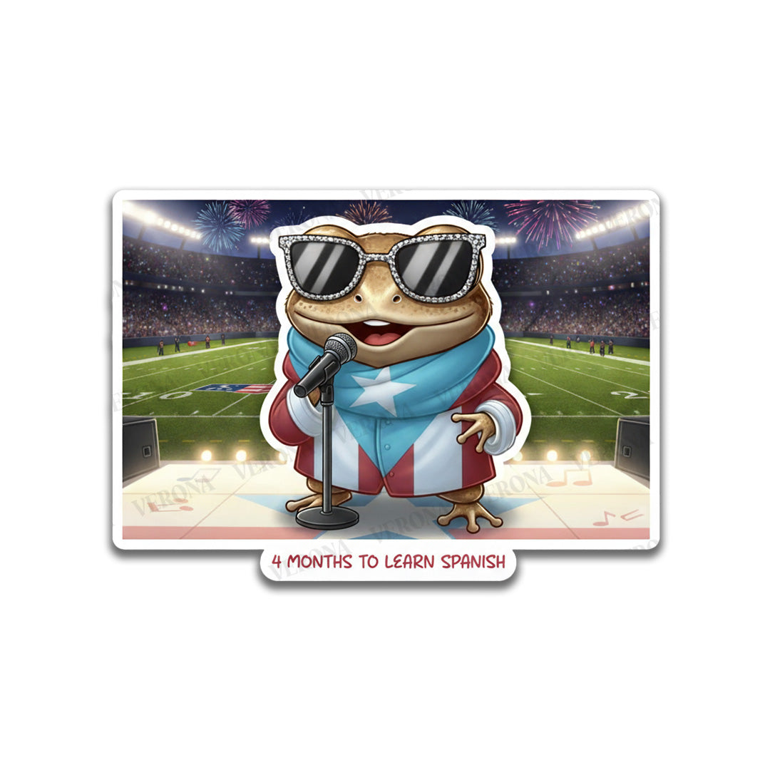 PRE-ORDEN| 4 Months To Learn Spanish (Sticker Laminado)