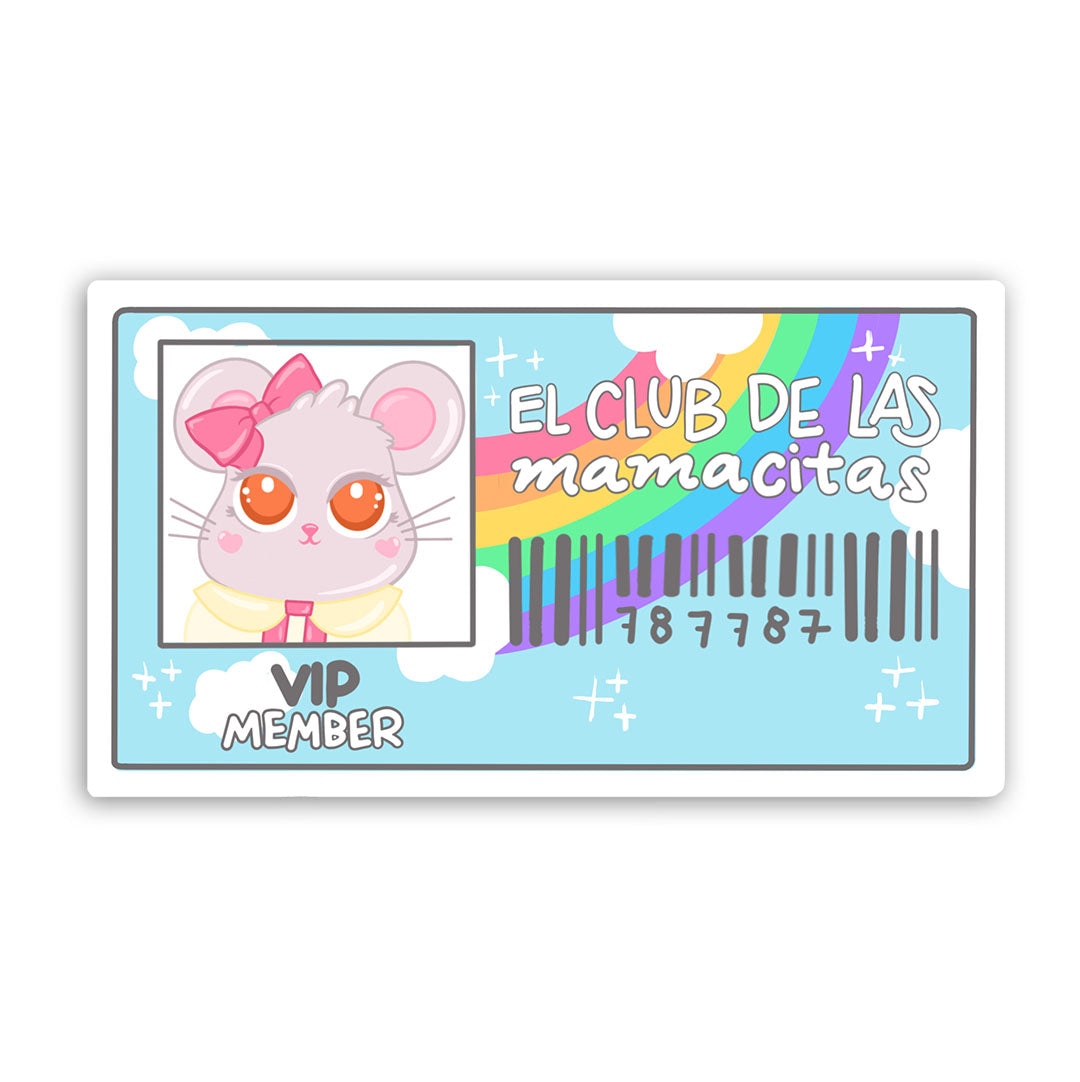 El club de las mamacitas (Sticker Laminado)