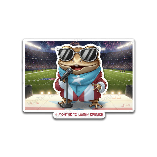 PRE-ORDEN| 4 Months To Learn Spanish (Sticker Laminado)