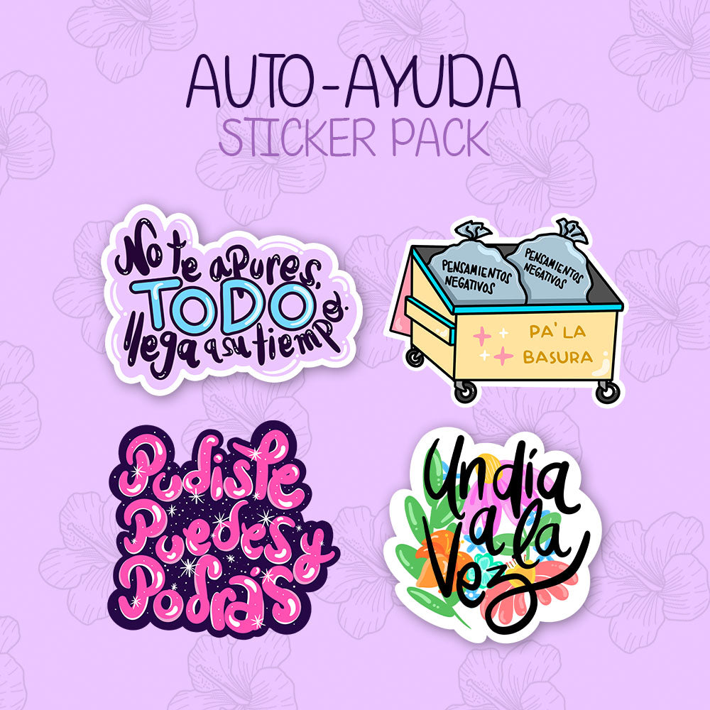 Auto-ayuda Sticker Pack