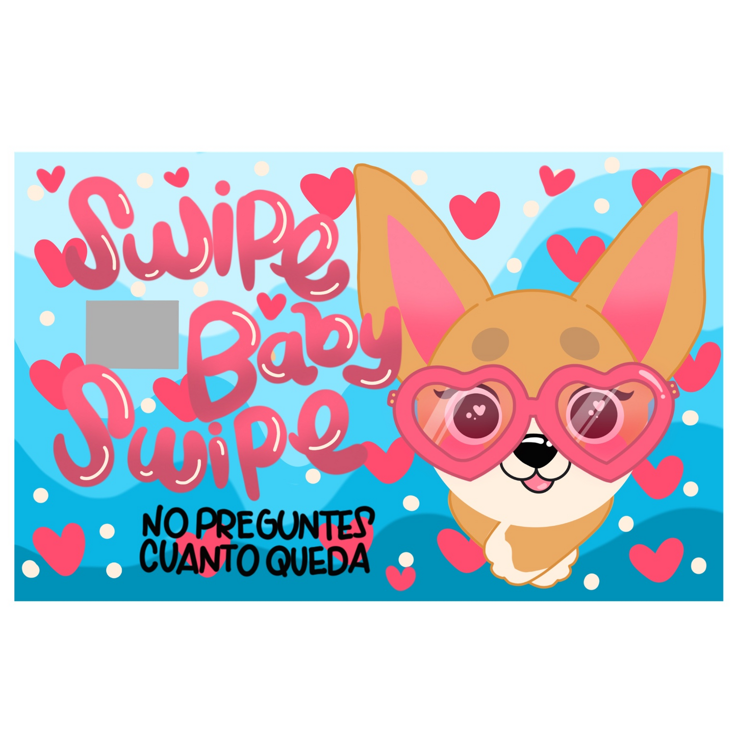 Swipe Baby Swipe (sticker laminado)