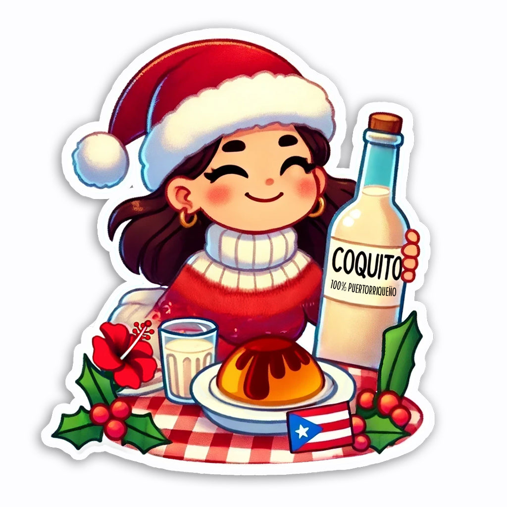 Coquito Queen (Sticker Laminado)