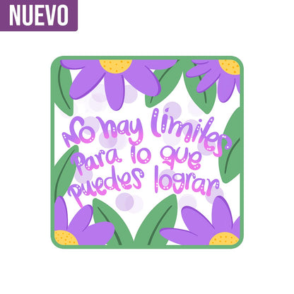 No hay límites para lo que puedes lograr (Sticker Laminado)