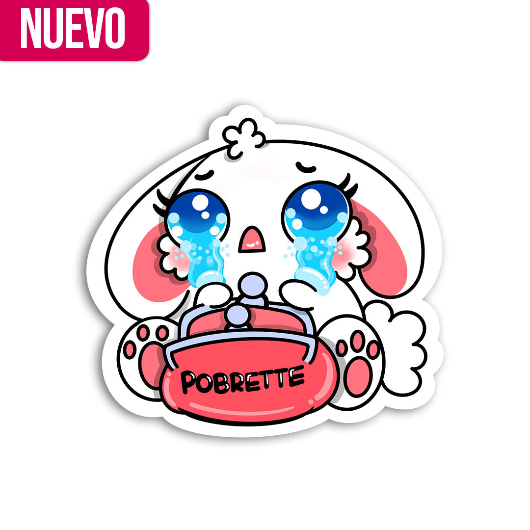 Pobrette (Sticker Laminado)