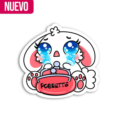 Pobrette (Sticker Laminado)