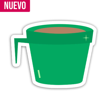 Tacita Verde (Sticker Laminado)