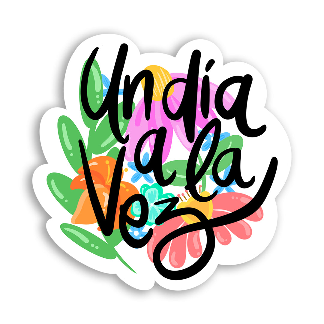 Un día a la vez (Sticker Laminado)